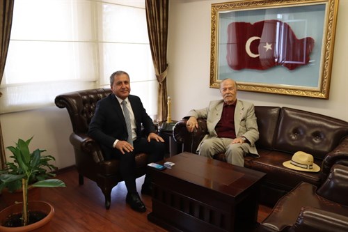 Emekli Vali Yardımcısı Selahattin ALANYA' nın Kaymakamımız Özkan DEMİR' e Ziyareti